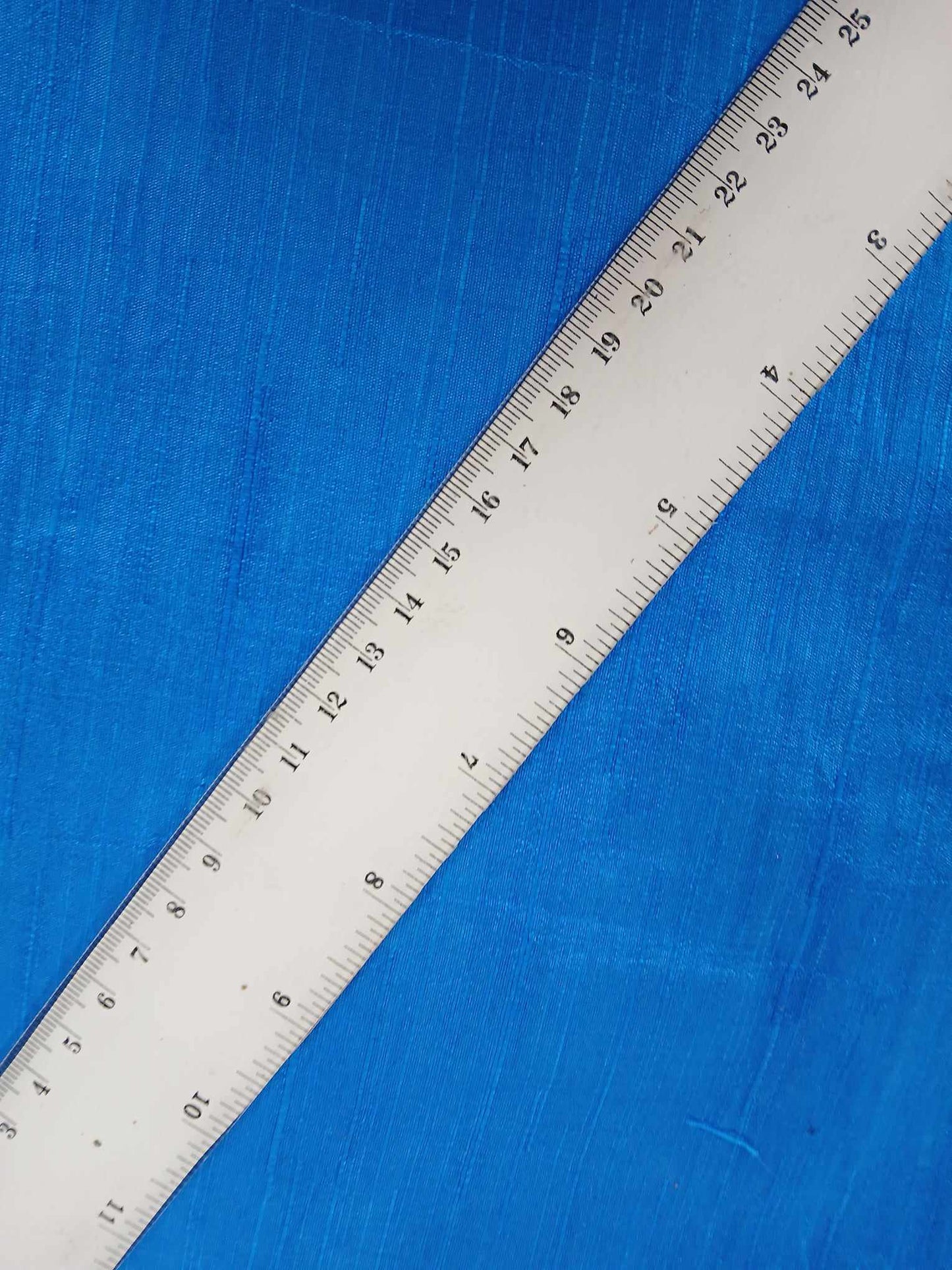 Shantung Satin - Electric Blue - 44" Wide - Sold By the Metre