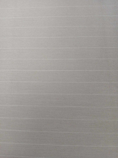 Poly Lycra Suiting - Stripe - Beige/Cream - 58" Wide - Sold By the Metre