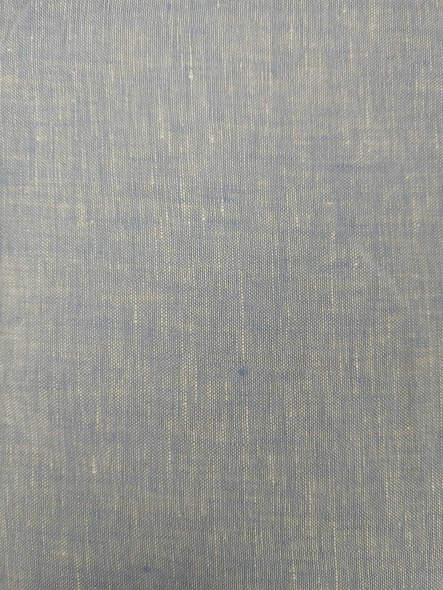 100% Pure Irish Linen - Chambray - 62" Wide - Sold By The Metre