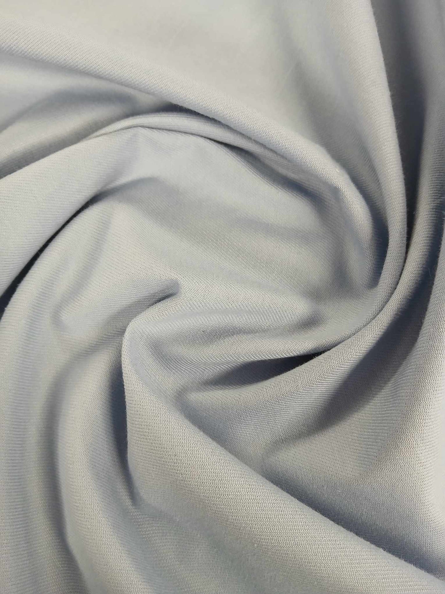 Poly Cotton Twill - Sky Blue - 55" Wide - Sold By The Metre