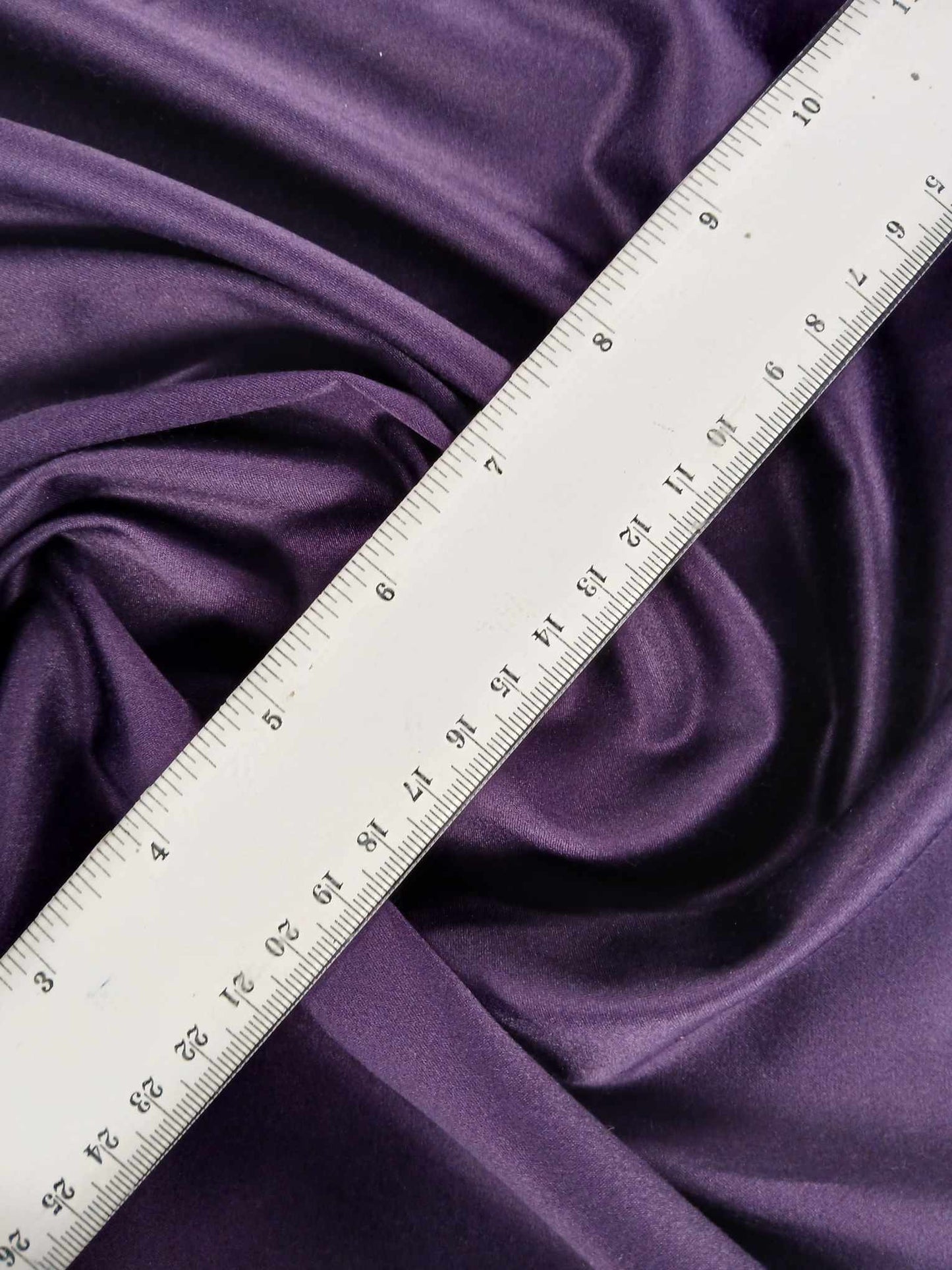 Cotton Satin - Purple - 57" Wide - Sold By The Metre