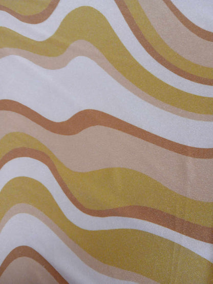 ITY - Cream/Olive/Brown - 56" Wide - Sold By The Metre