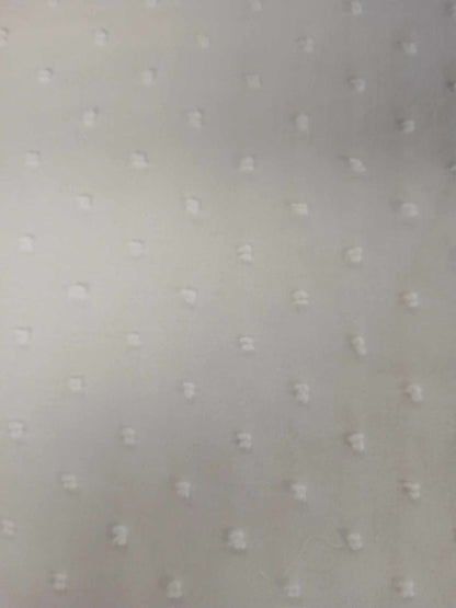 Dobby Organza - White - 59" Wide - Sold By the Metre