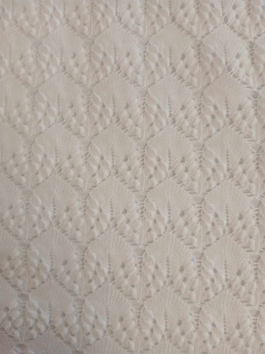 Double Scalloped Lace - White - 59" Wide - Sold By the Metre