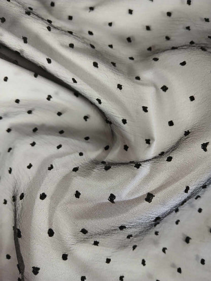 Dobby Organza - Black - 59" Wide - Sold By the Metre
