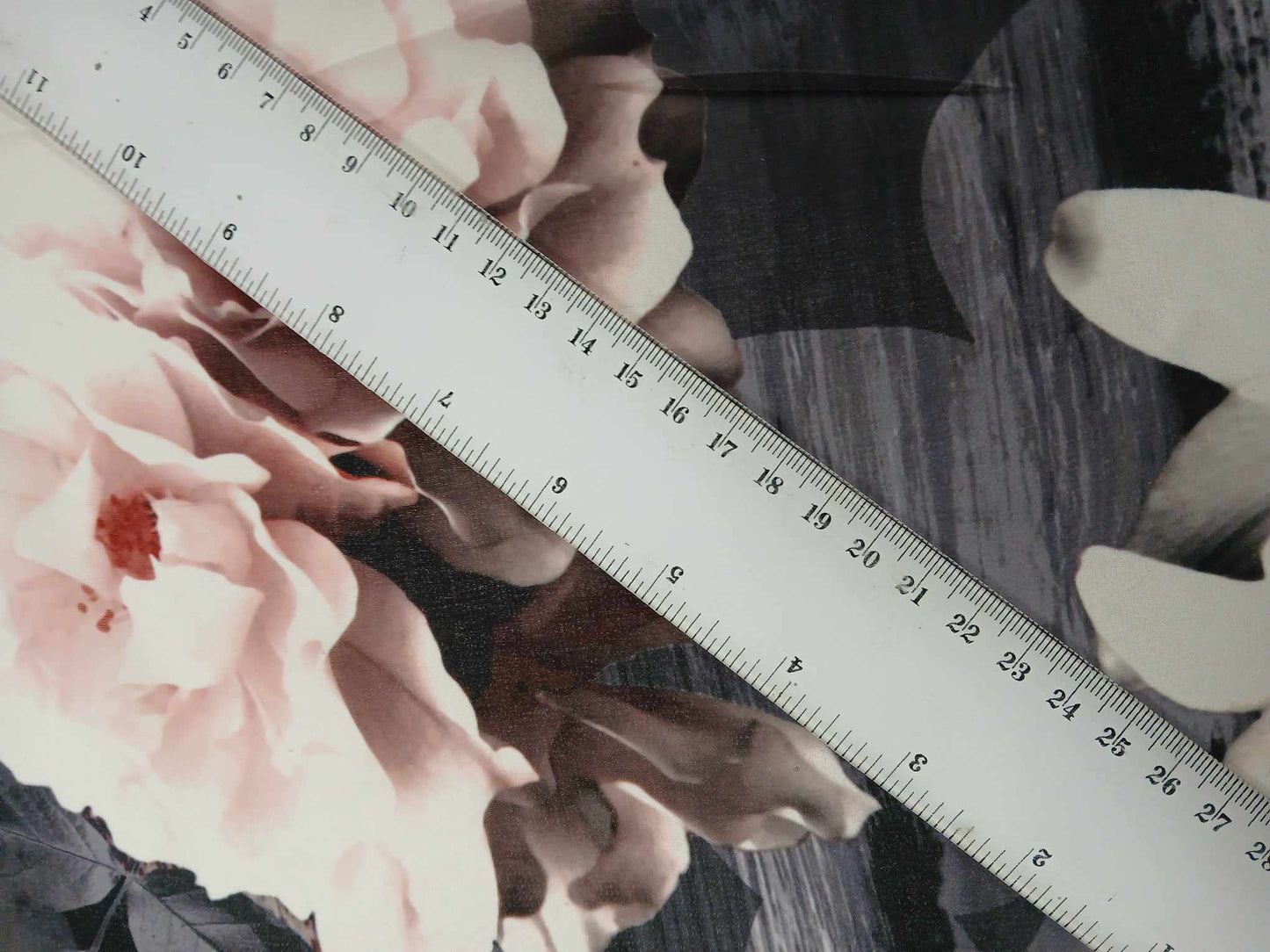 Chiffon - Grey/Pink/White - 57" Wide - Sold By the Metre