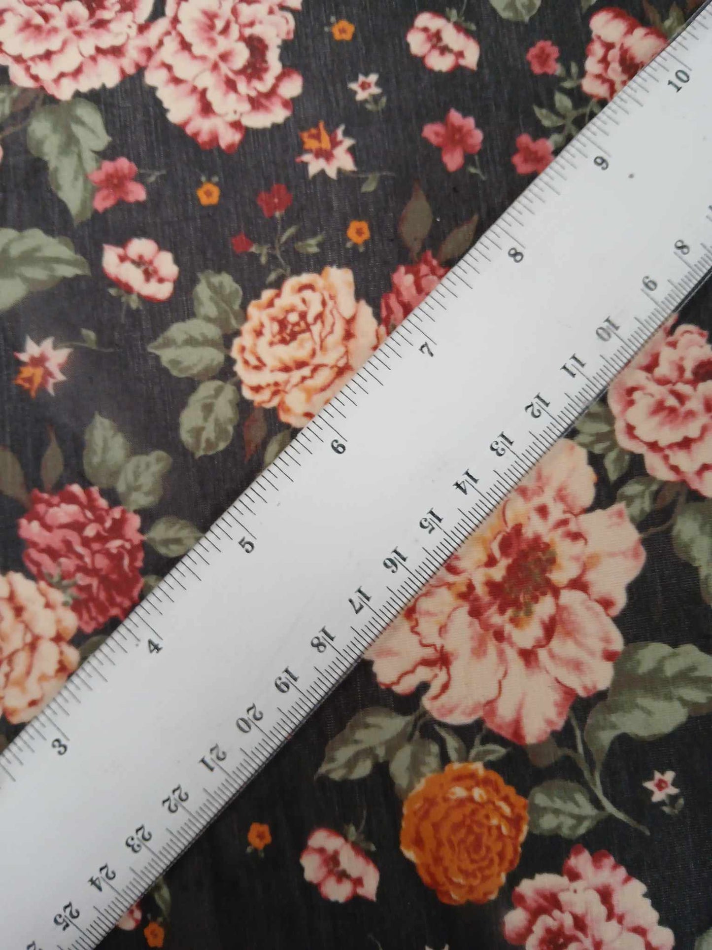 Knitted Chiffon - Black/Pink/Peach/Green - 61" Wide - Sold By the Metre