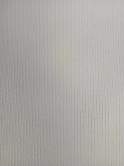Corduroy - White - 59" Wide - Sold By the Metre