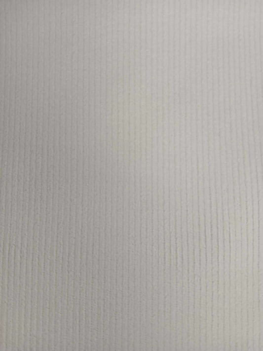 Corduroy - White - 59" Wide - Sold By the Metre