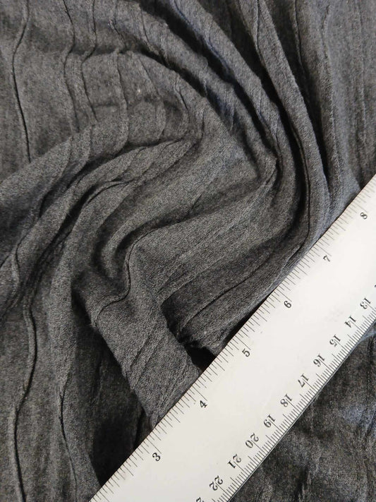 Double Jersey Wave - Grey - 59" Wide - Sold By the Metre