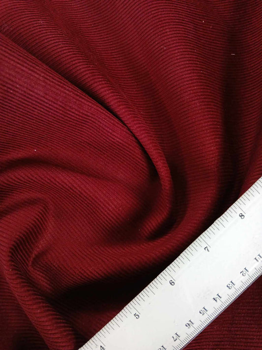 Corduroy - Wine - 60" Wide - Sold By the Metre