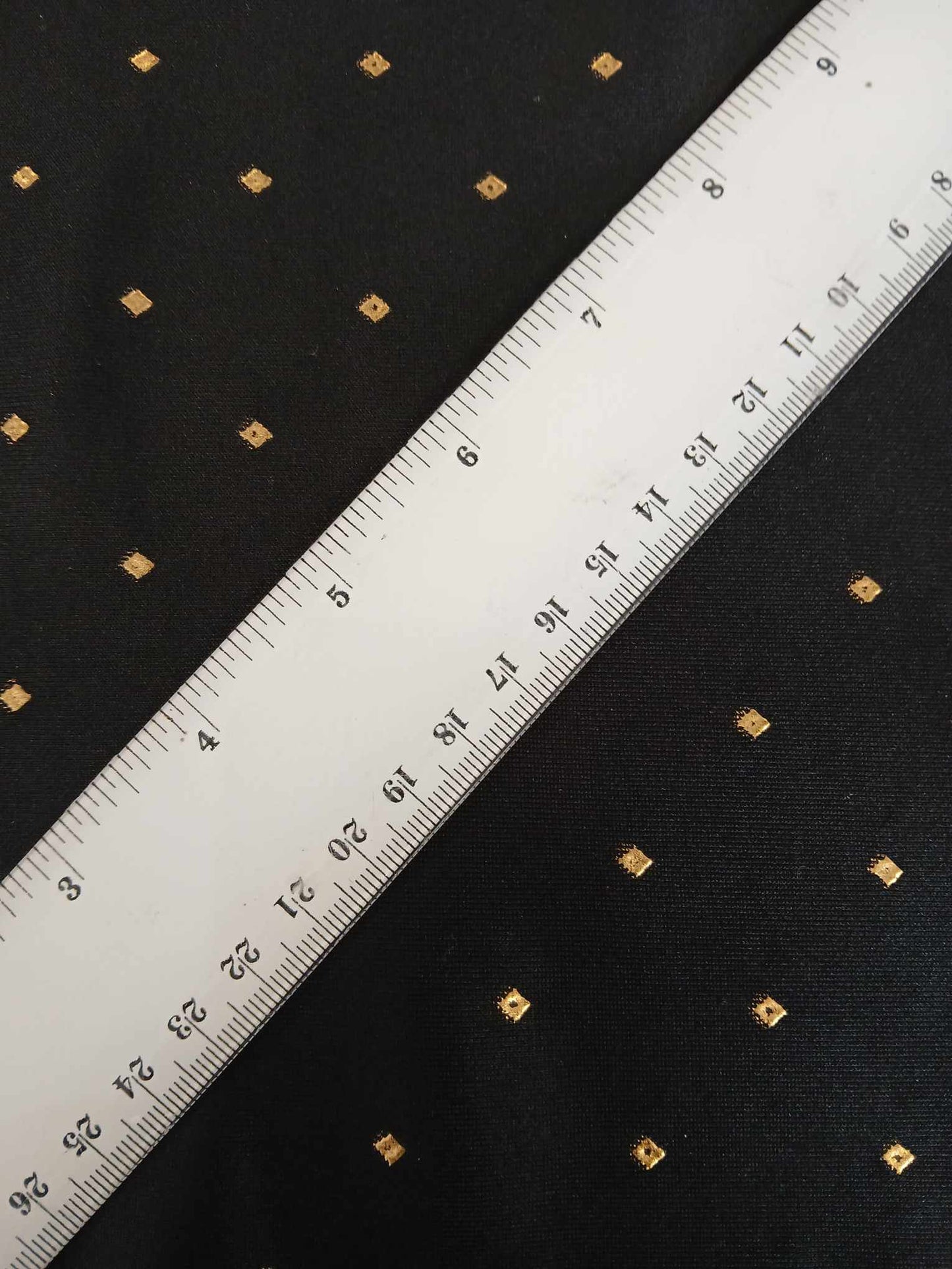 Scuba - Black/Gold - 61" Wide - Sold By the Metre