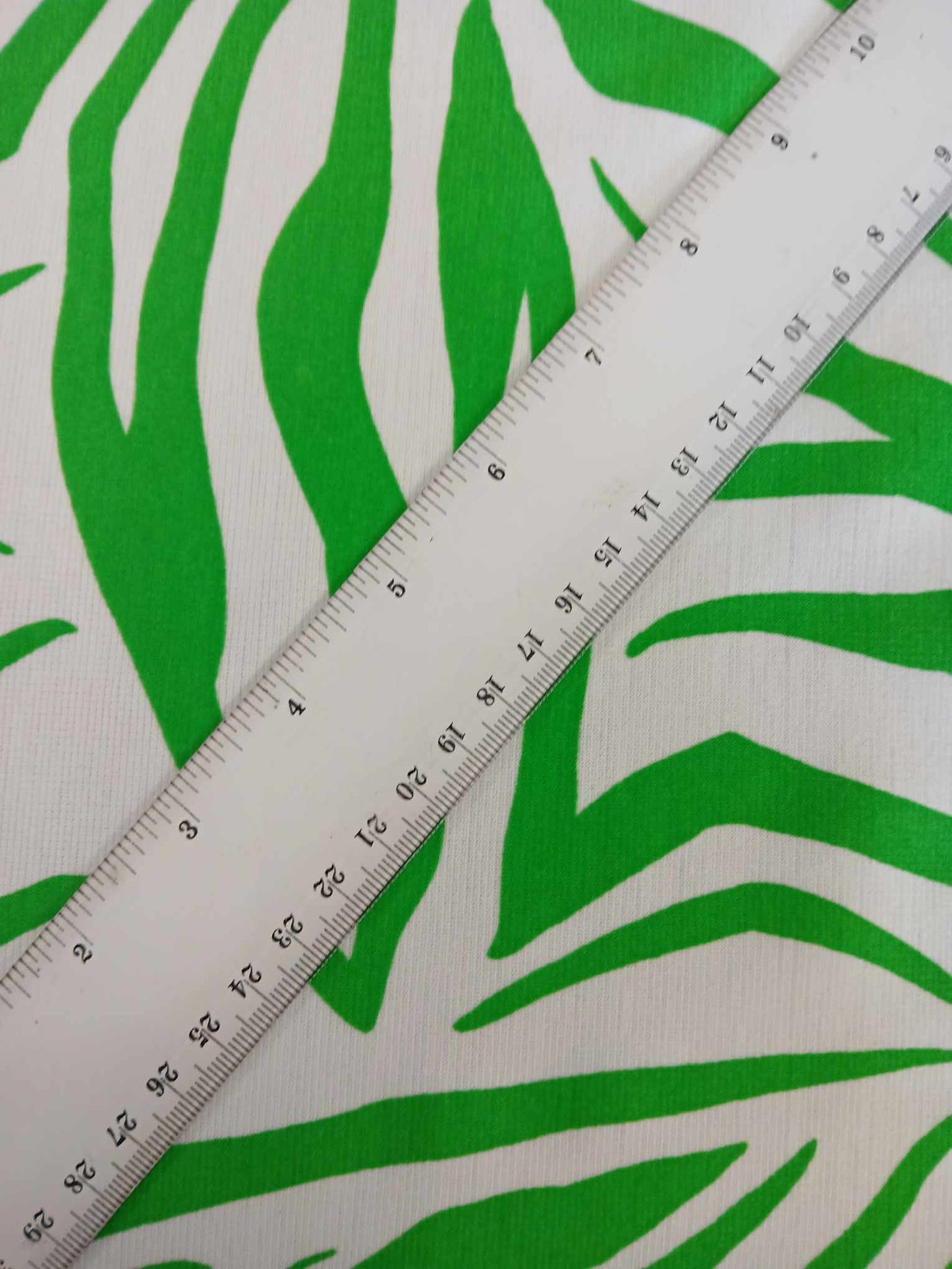 Printed Ponte Roma - Green/White - 59" Wide - Sold By the Metre