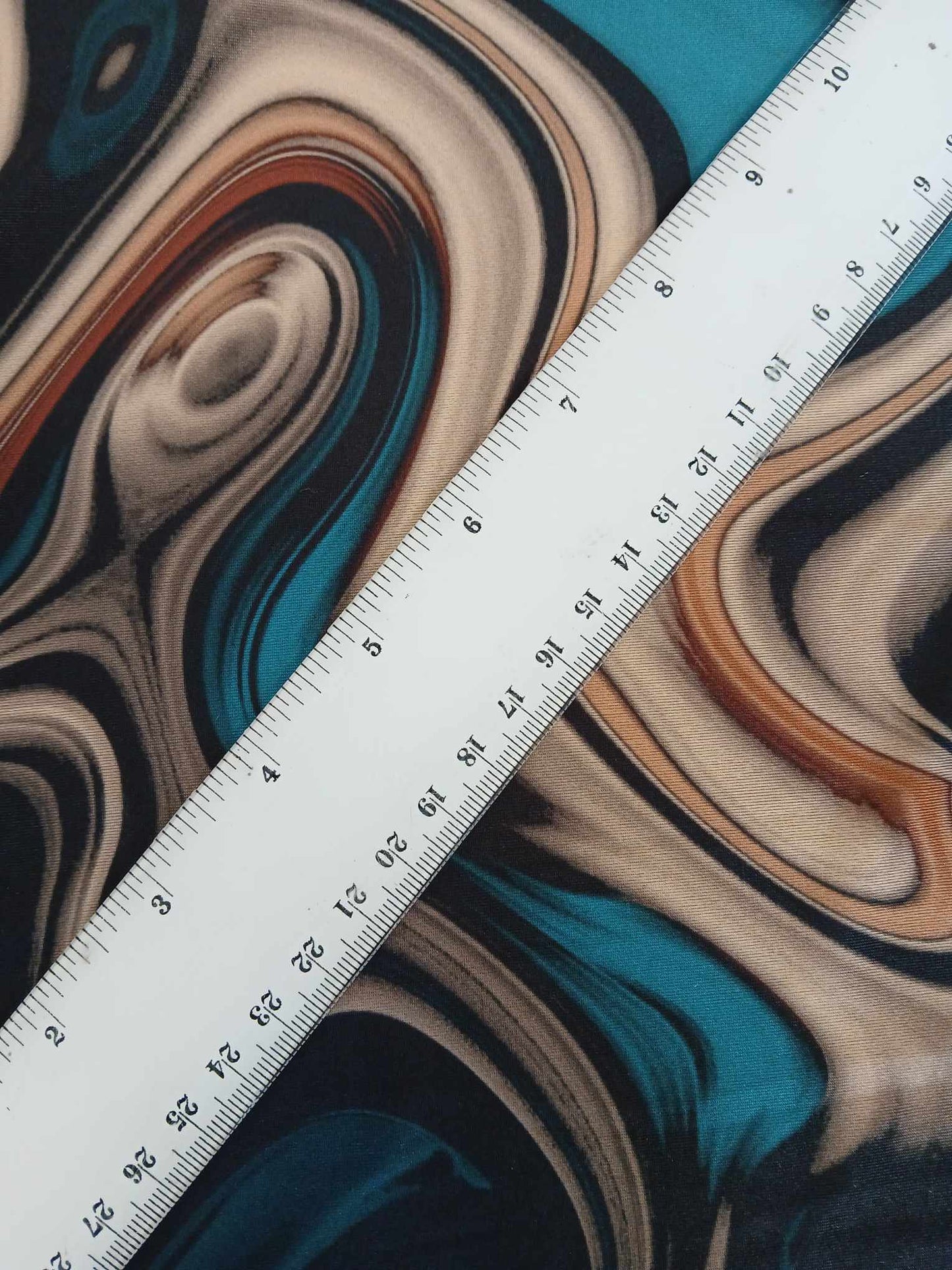 Poly Lycra - Black/Brown/Teal/Beige - 59" Wide - Sold By the Metre