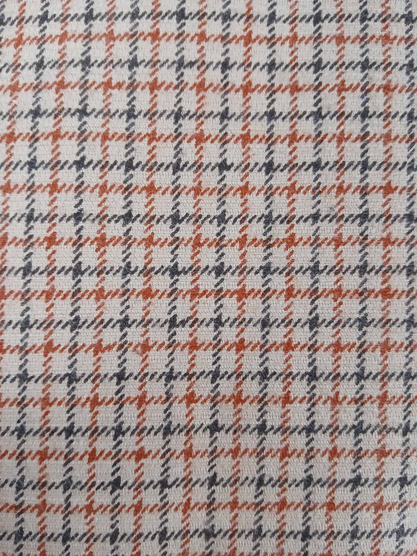 Printed Corduroy - Beige/Black/Orange - 60" Wide - Sold By the Metre