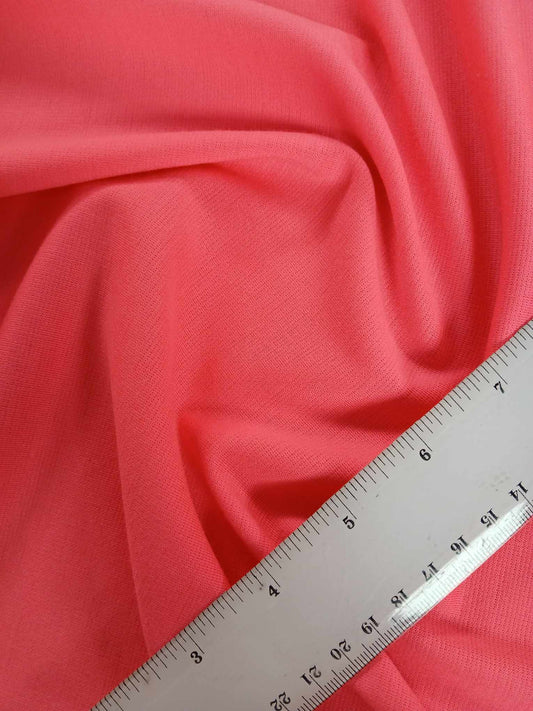 Ponte Roma - Florescent Pink - 61" Wide - Sold By the Metre