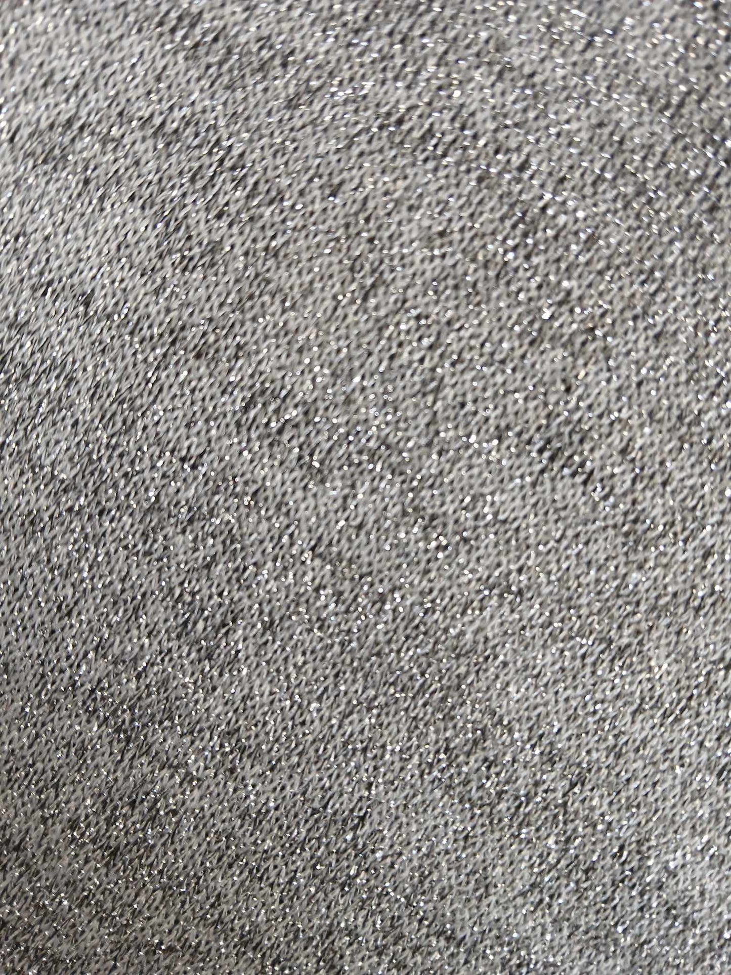 Melange w/ Lurex - Silver - 62" Wide - Sold By the Metre