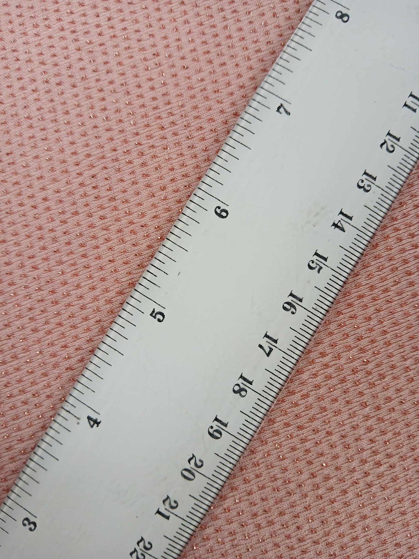 Poly Lycra Lurex - Pink/Gold - 60" Wide - Sold By the Metre