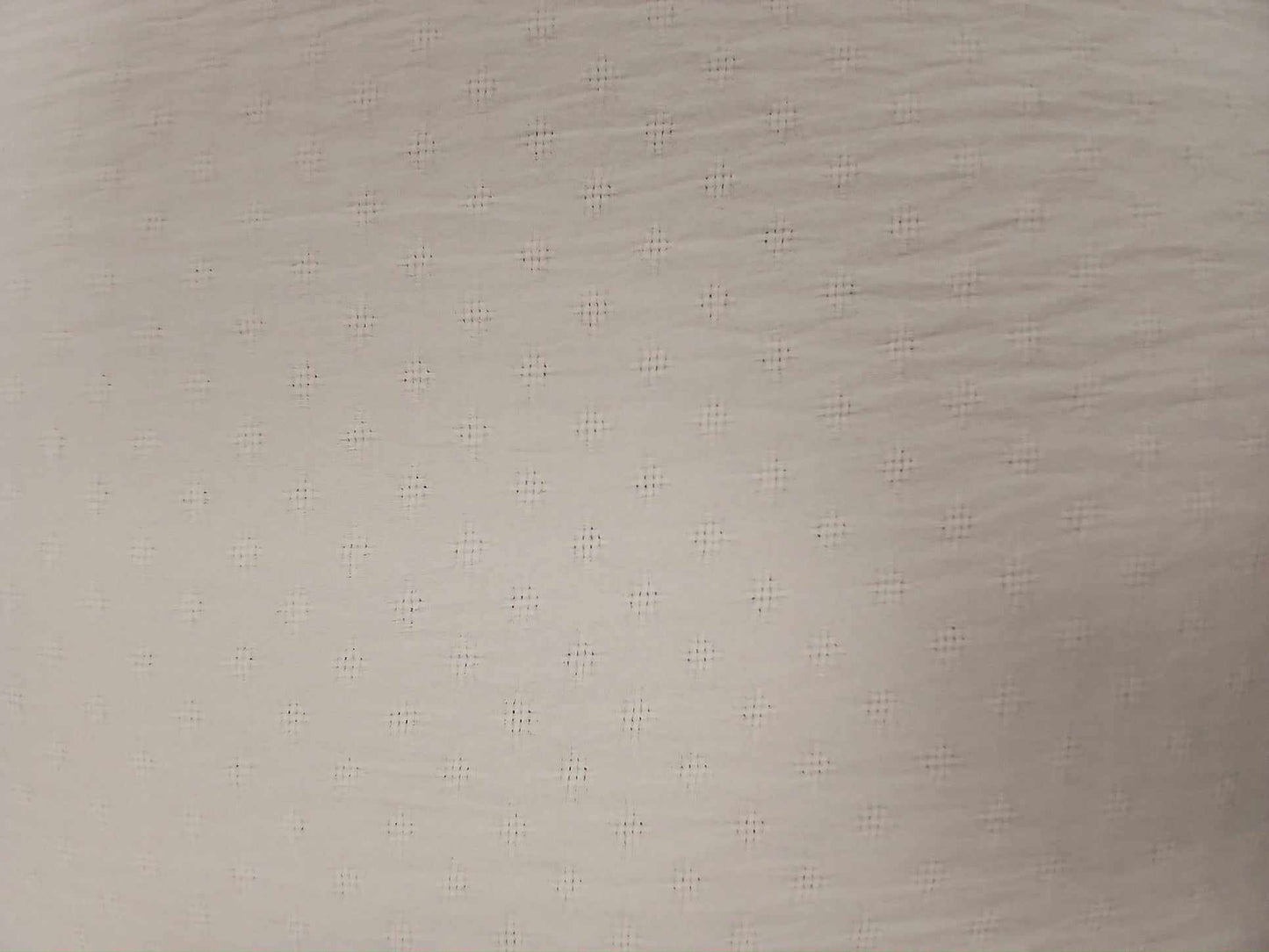 Dobby Poly Lycra - Ivory - 59" Wide - Sold By the Metre