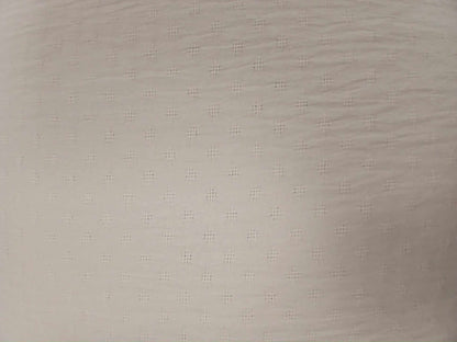 Dobby Poly Lycra - Ivory - 59" Wide - Sold By the Metre