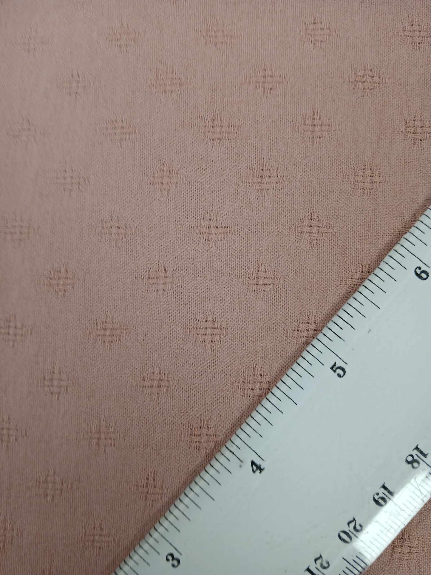 Dobby Poly Lycra - Dusty Pink - 59" Wide - Sold By the Metre