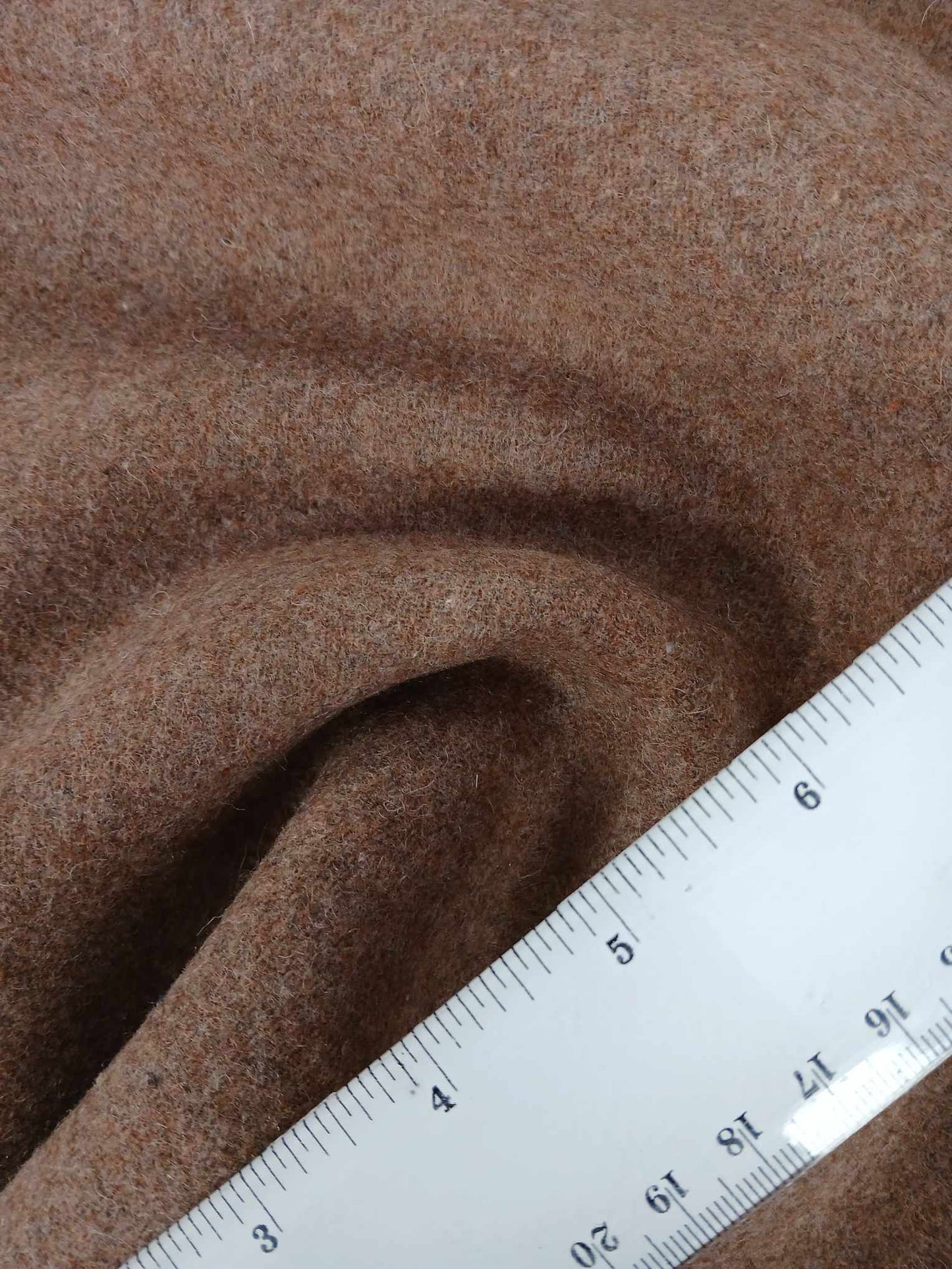 Washable Wool - Fudge - 60" Wide - Sold By the Metre