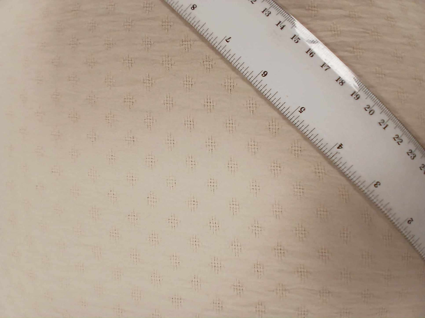 Dobby Poly Lycra - Nude - 59" Wide - Sold By the Metre