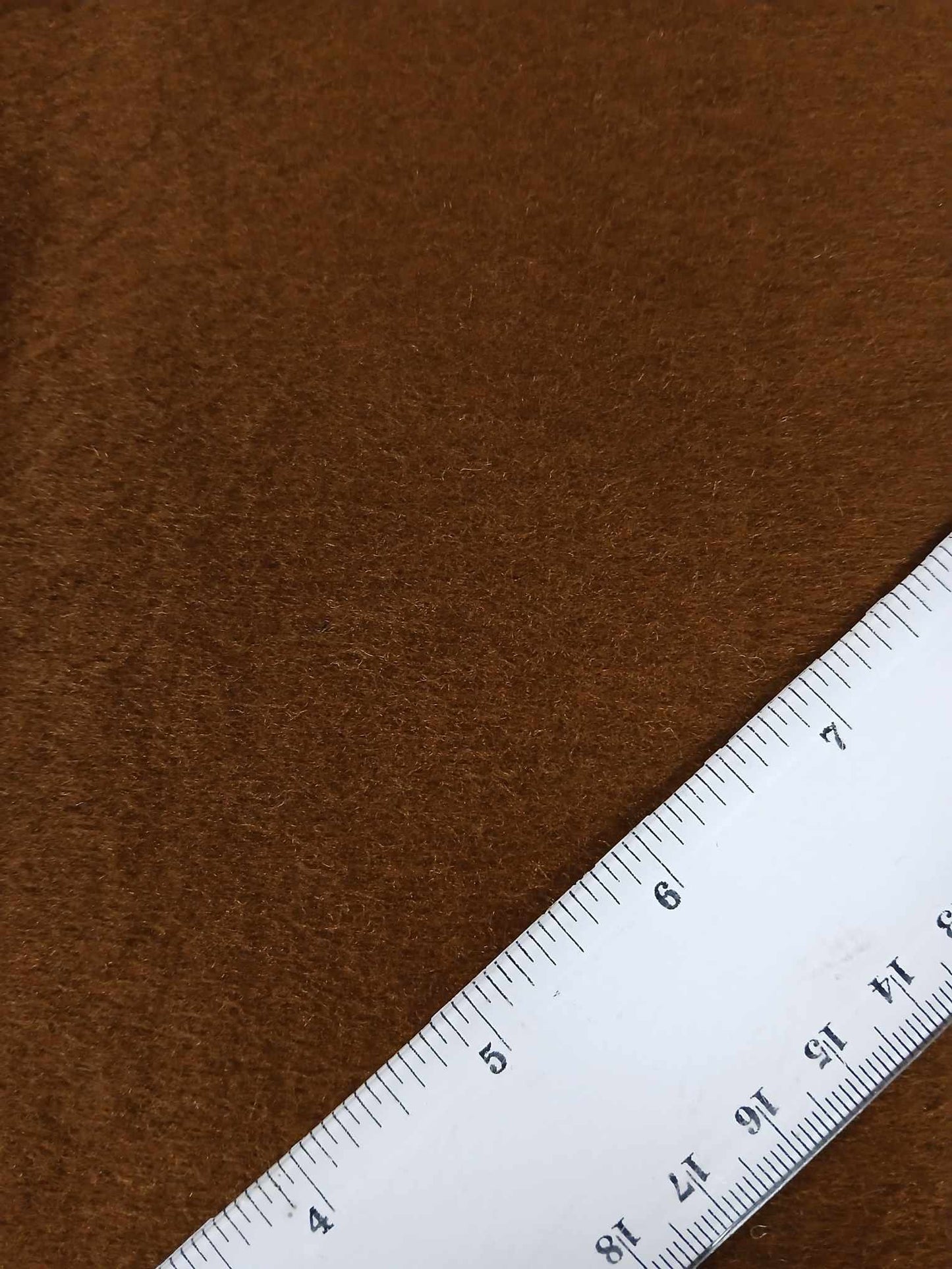 Washable Wool - Chocolate - 60" Wide - Sold By the Metre