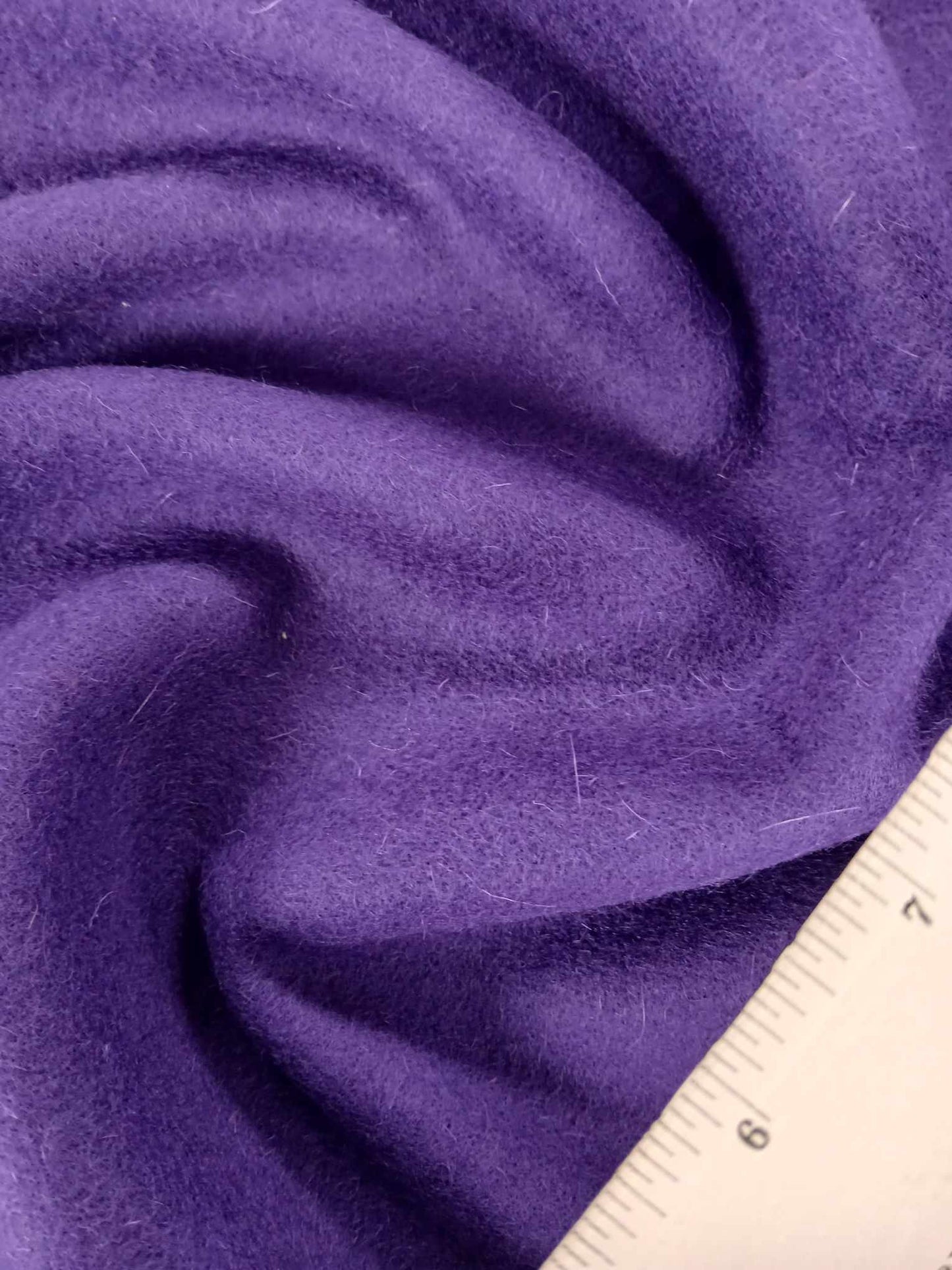 100% Wool - Purple - 62" Wide - Sold By the Metre