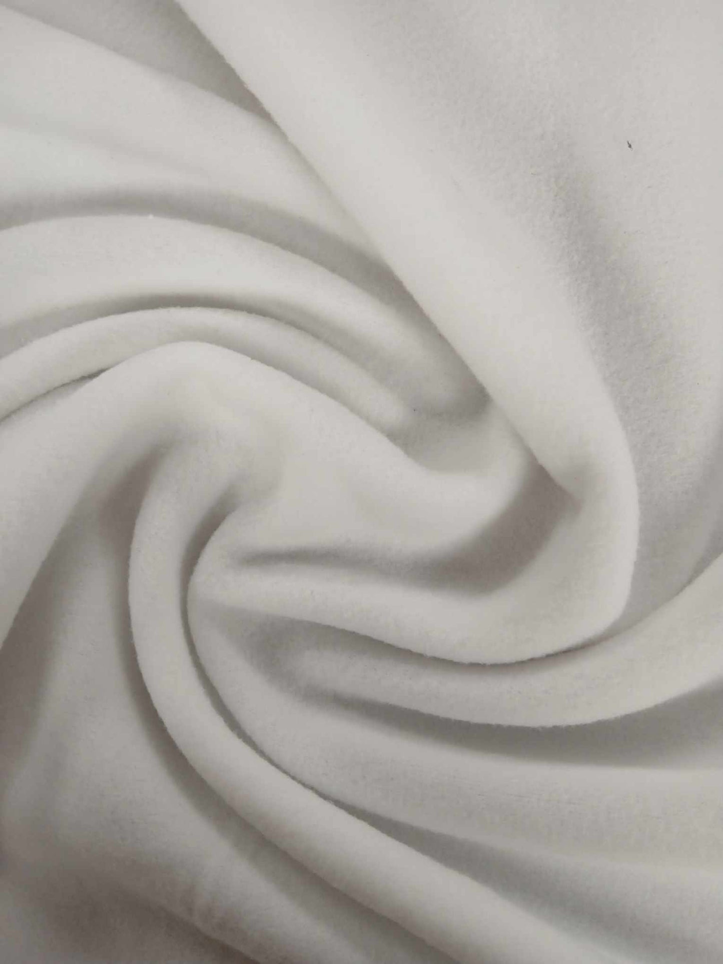 Double sided Polar Fleece - White - 60" Wide - Sold By the Metre