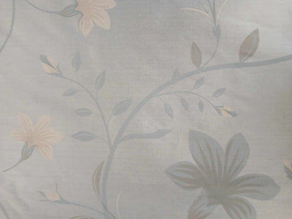 Dupion Silk - Blue/Grey/White - 44" Wide - Sold By the Metre