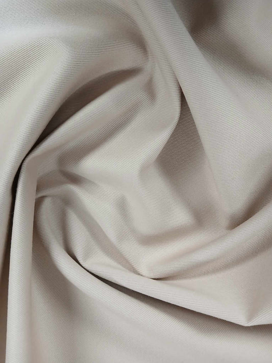 100% Cotton Twill - Putty - 60" Wide - Sold By the Metre