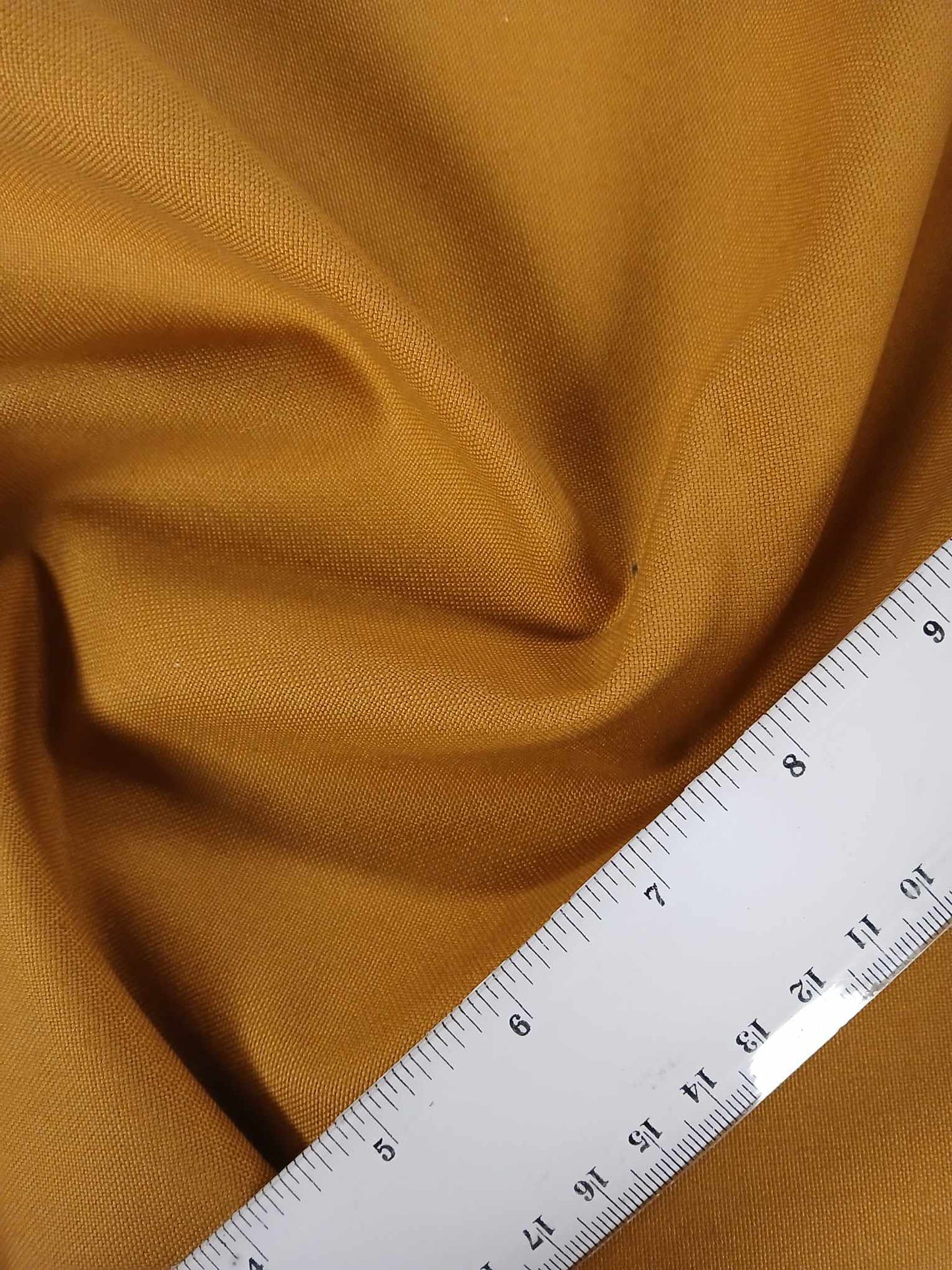 Cotton Canvas - Mustard - 60" Wide - Sold By the Metre