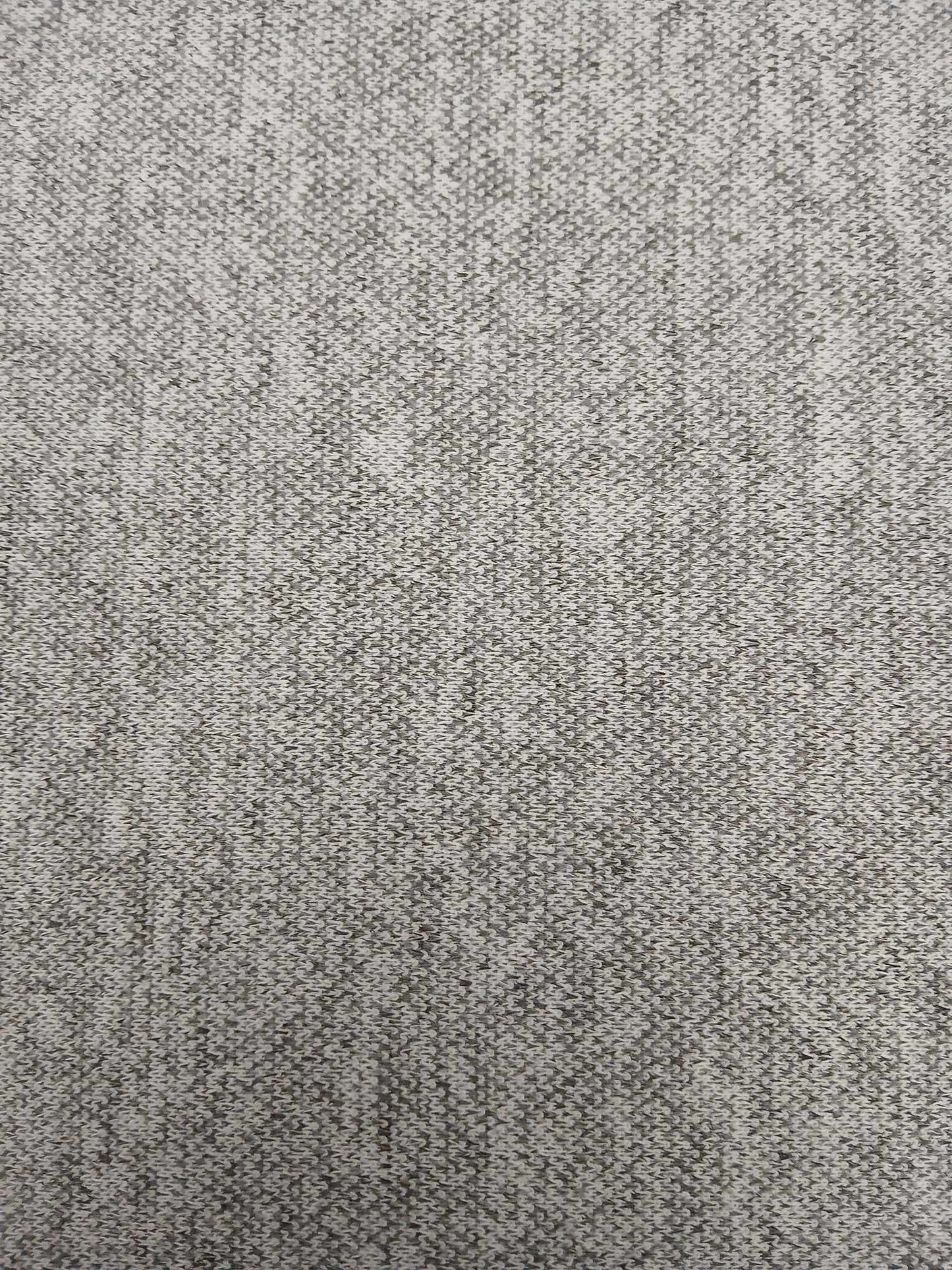 Double Jersey - Grey - 60" Wide - Sold By the Metre