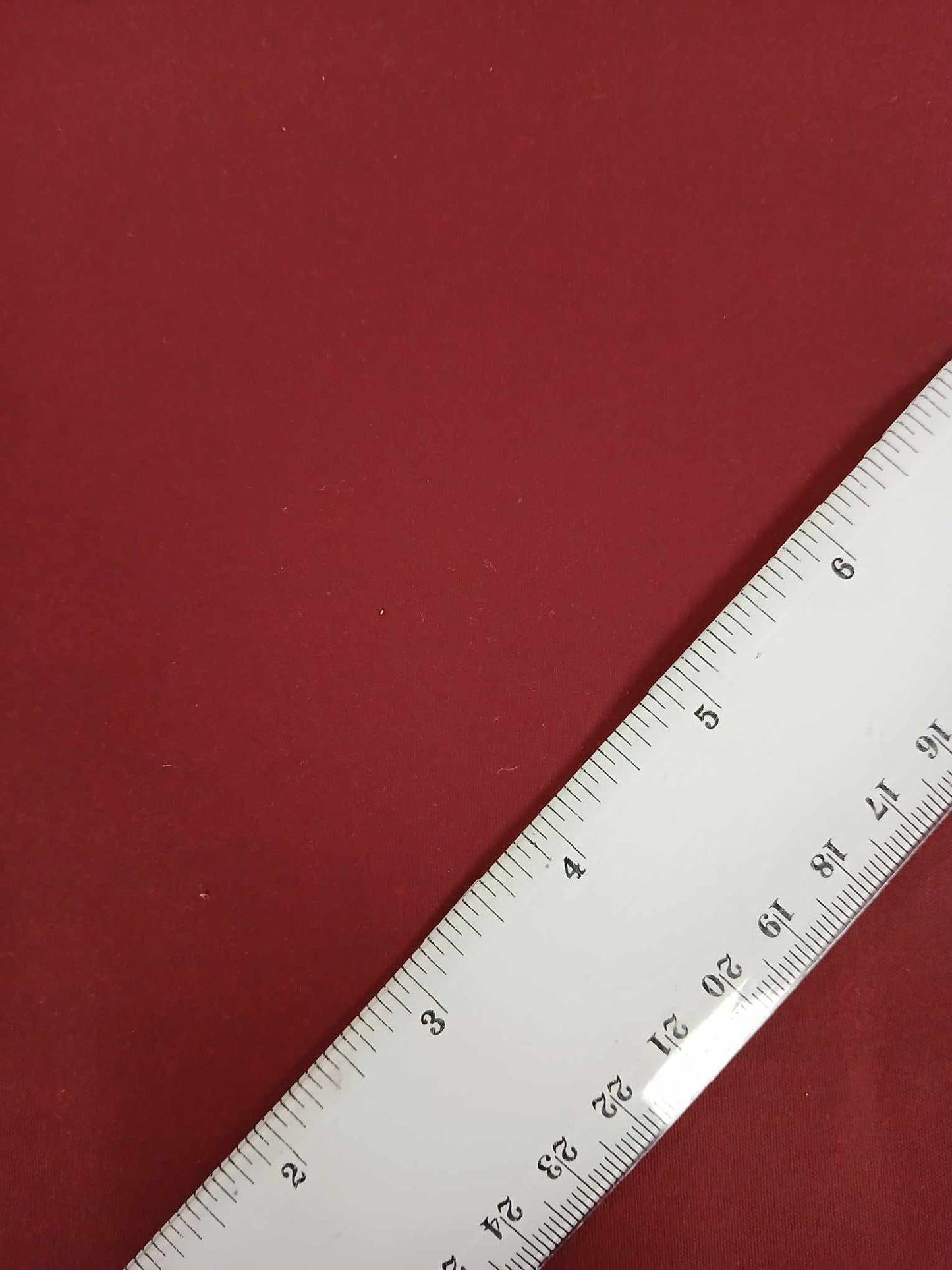 100% Waxed Cotton - Burgundy - 61" Wide - Sold By the Metre