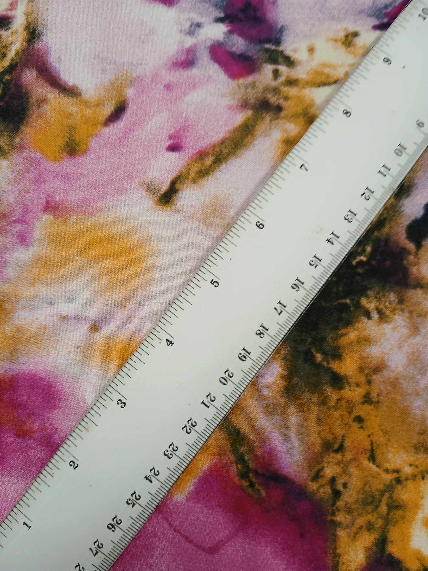 Viscose - Pink/Purple/Gold - 57" Wide - Sold By the Metre