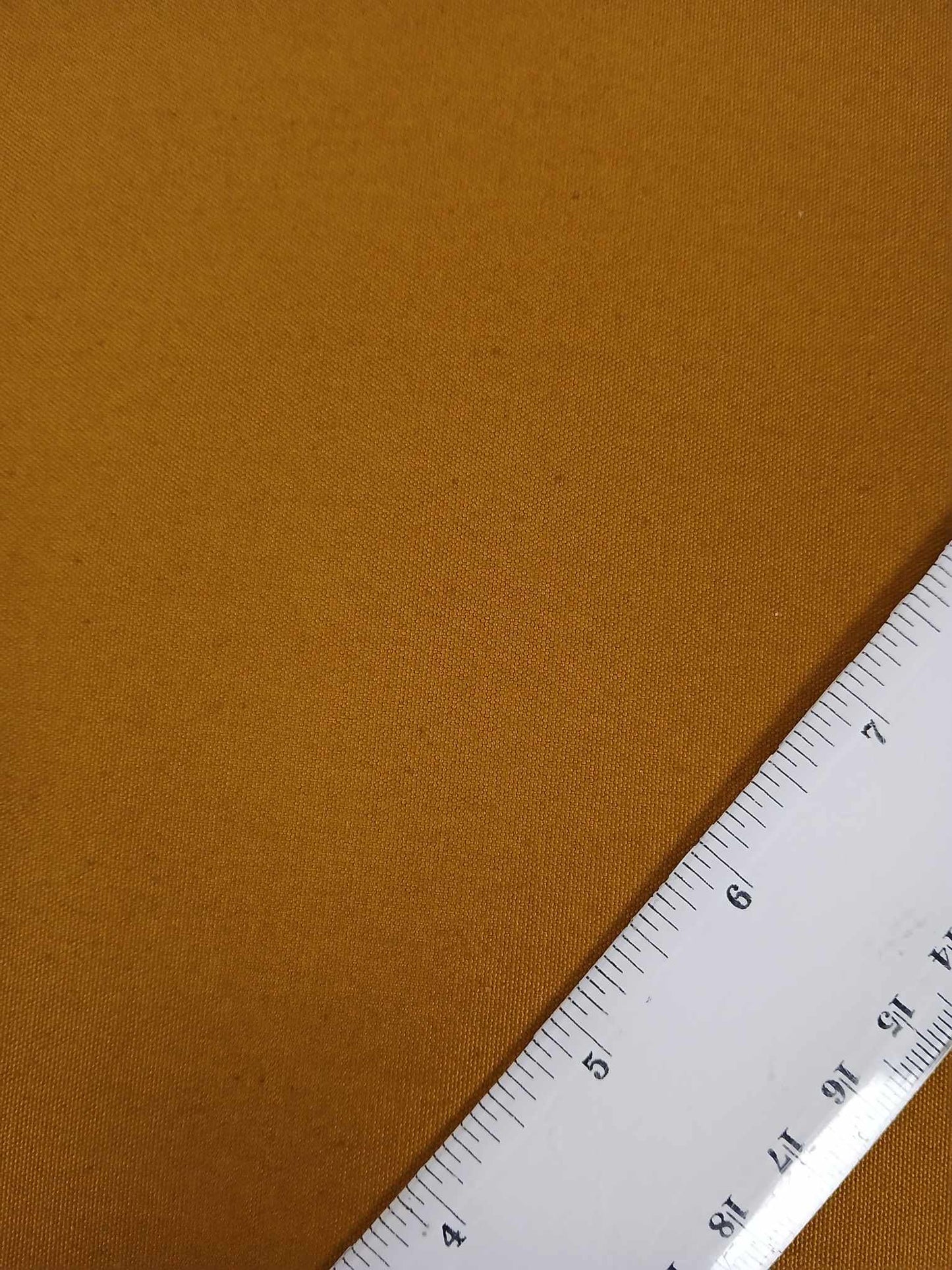 100% Cotton Dry Wax - Dark Mustard - 62" Wide - Sold By the Metre