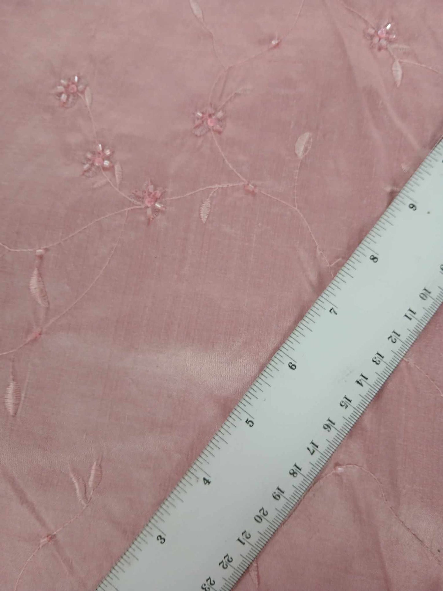 Dupion Silk - Pink - 44" Wide - Sold By the Metre