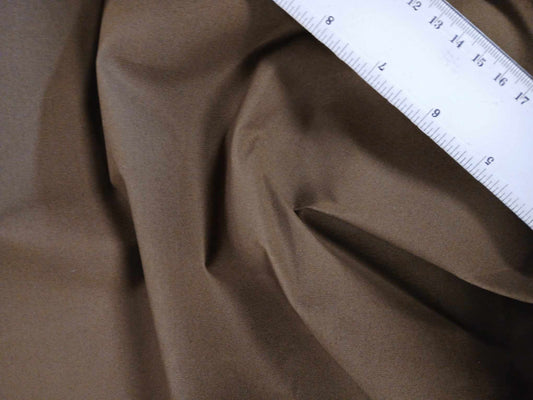 100% Cotton Dry Wax - Brown - 61" Wide - Sold By the Metre