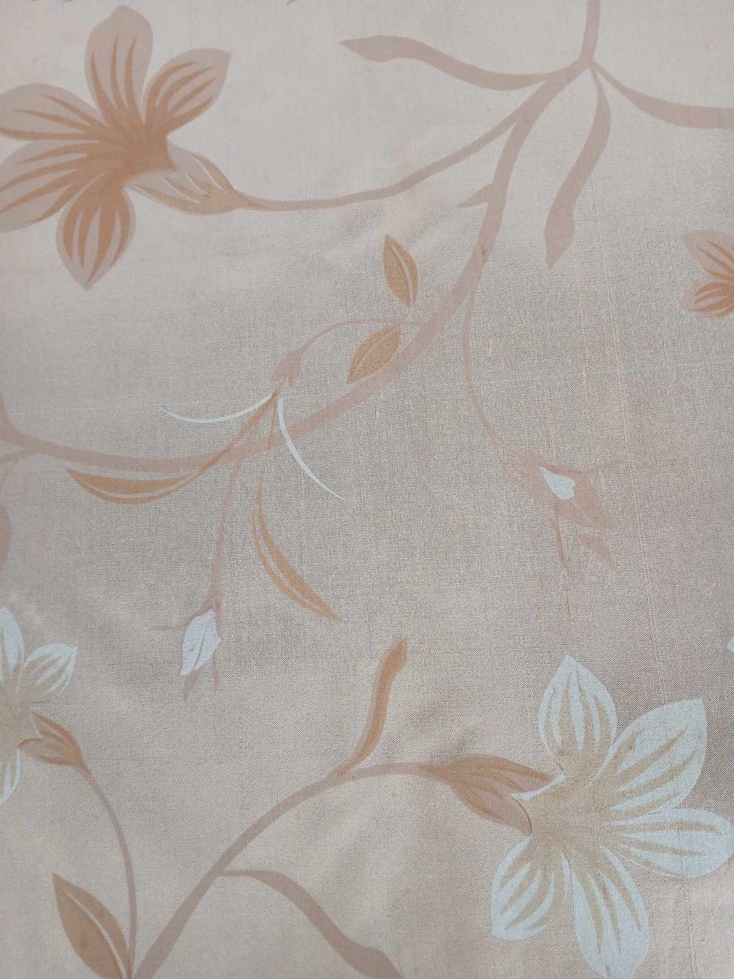 Dupion Silk - Pink/White/Beige - 44" Wide - Sold By the Metre