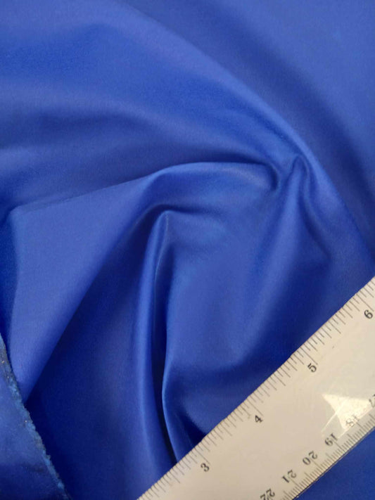 100% Waxed Cotton - Royal Blue - 60" Wide - Sold By the Metre