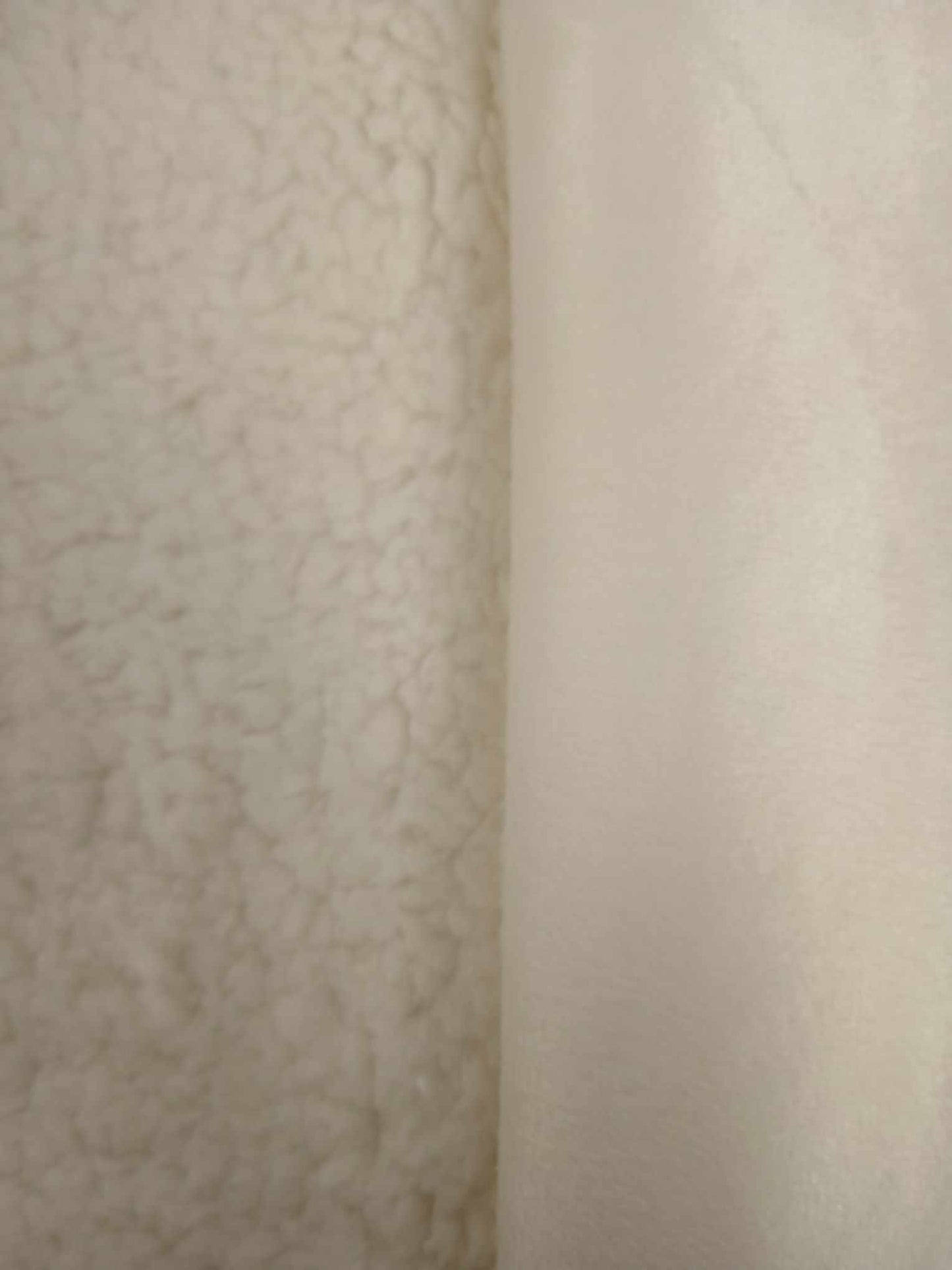 Suede Backed Fur - White/Cream - 62" Wide - Sold By the Metre