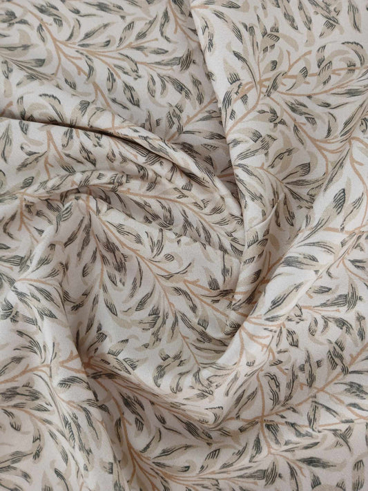 100% Cotton - Willow Bough - Rose - 55" Wide - Sold By the Metre