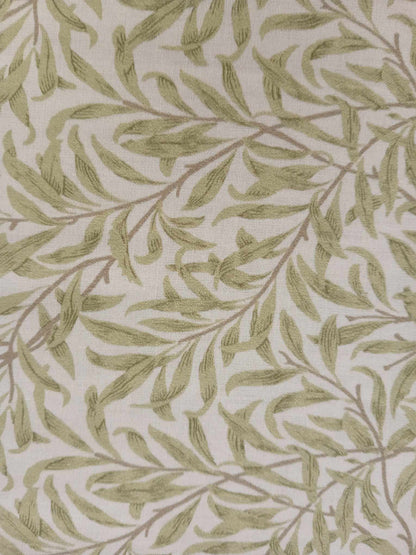 100% Cotton - Willow Bough - Sage - 55" Wide - Sold By the Metre