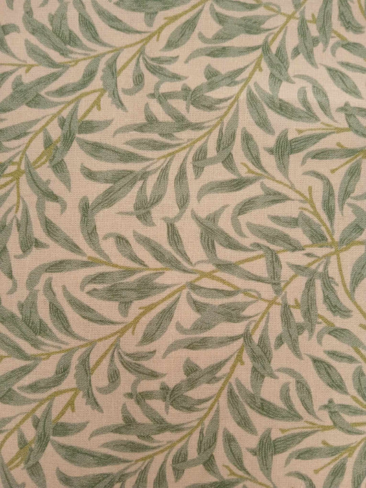 100% Cotton - Willow Bough - Duckegg - 55" Wide - Sold By the Metre