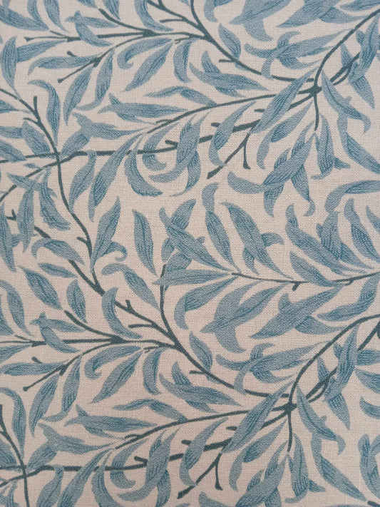 100% Cotton - Willow Bough - Azure - 55" Wide - Sold By the Metre