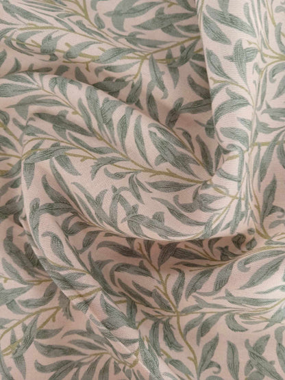 100% Cotton - Willow Bough - Duckegg - 55" Wide - Sold By the Metre