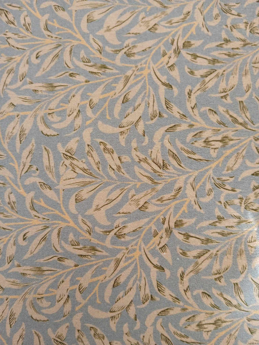 100% Cotton - Willow Bough - Grey - 55" Wide - Sold By the Metre
