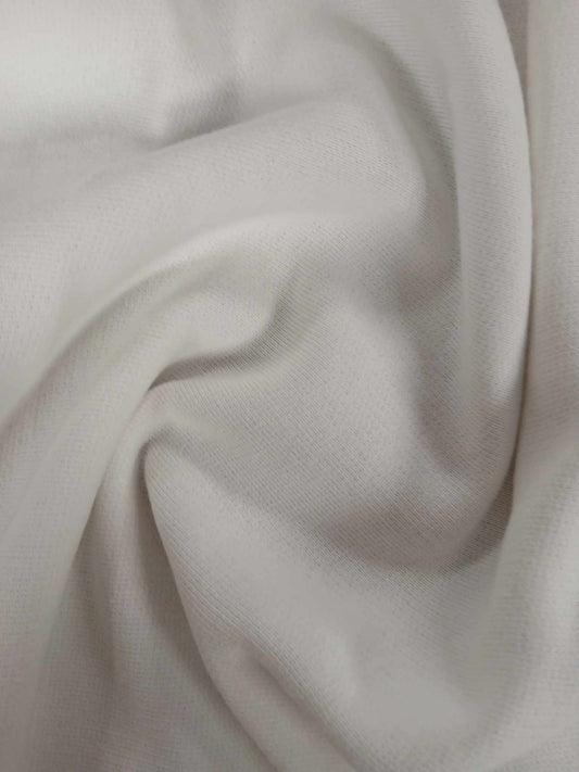 Loopback - White - 64" Wide - Sold By the Metre