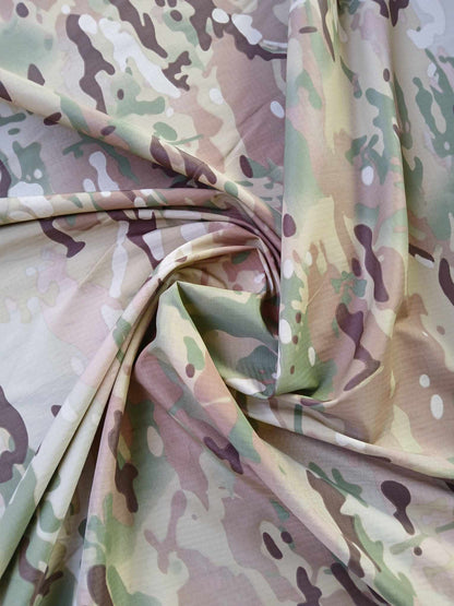 Ripstop - Camo - Green/Khaki/Brown - 63" Wide - Sold By the Metre